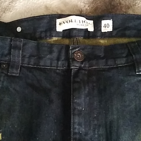 Evolution Men's Straight Leg Long Jeans - Picture 4 of 4